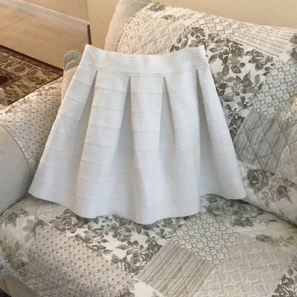 Express A Line Mini Skirt White NWT Size M